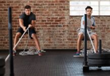 men at the gym