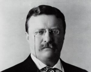 Teddy Roosevelt sporting a Walrus-style mustache