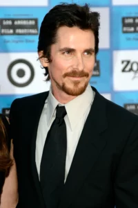 Christian Bale with a Van Dyke goatee